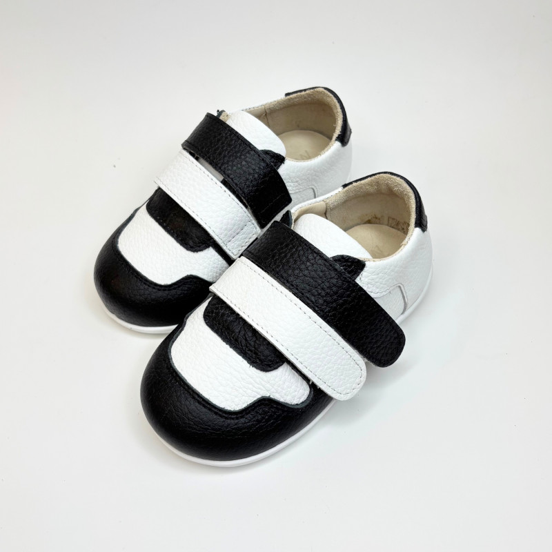  Гибкие кеды из натуральной кожи MEOW KIDS 1002BK