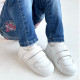  Гибкие кеды из натуральной кожи MEOW KIDS 1002WH