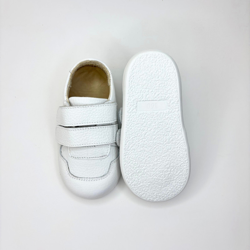  Гибкие кеды из натуральной кожи MEOW KIDS 1002WH