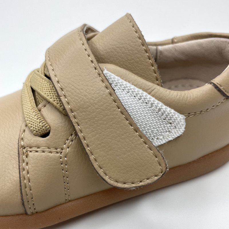 Гибкие туфли из натуральной кожи  MEOW KIDS Ball Brown