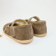 Босоногие туфли для девочки из натуральной кожи MEOW KIDS Crispy 1003BR 