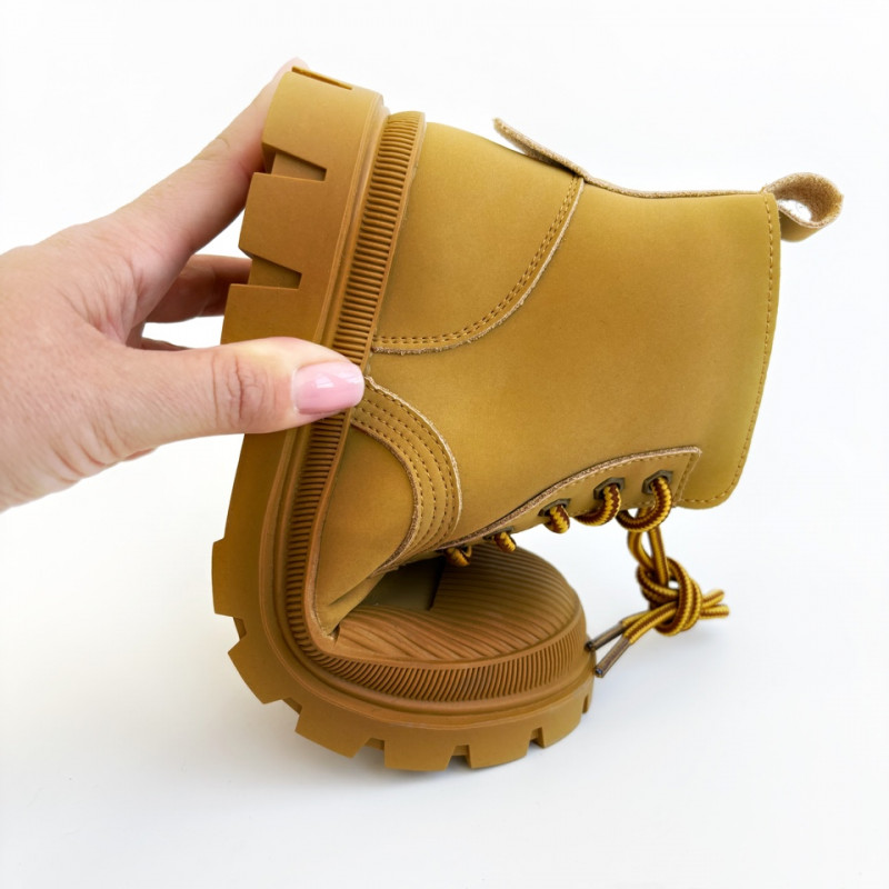 Гибкие демисезонные ботинки MEOW KIDS MK-M149 коричневые