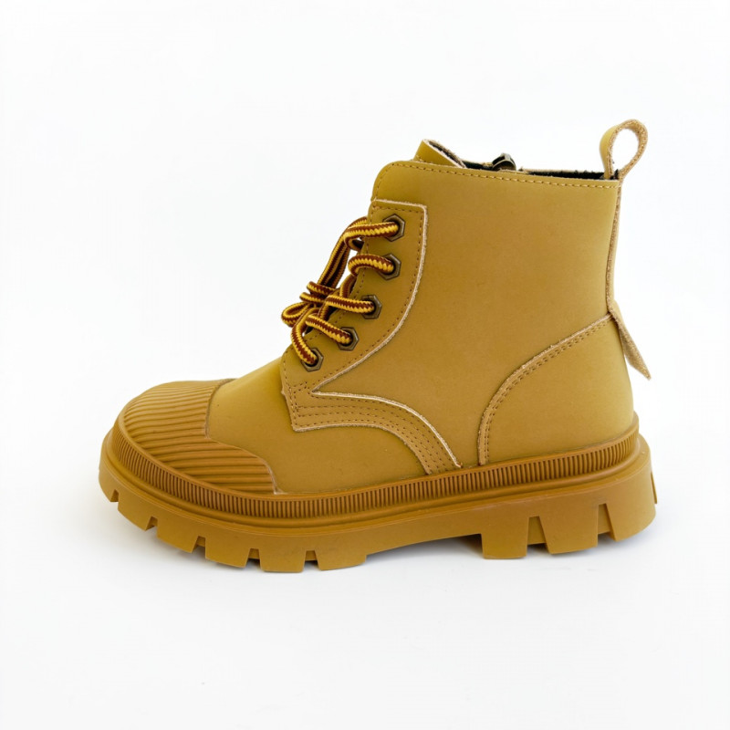 Гибкие демисезонные ботинки MEOW KIDS MK-M149 коричневые