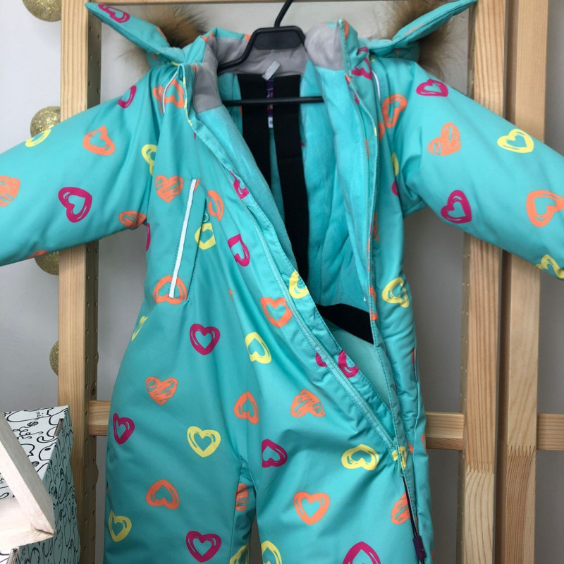 Зимний мембранный комбинезон Minika Love H12038-6027