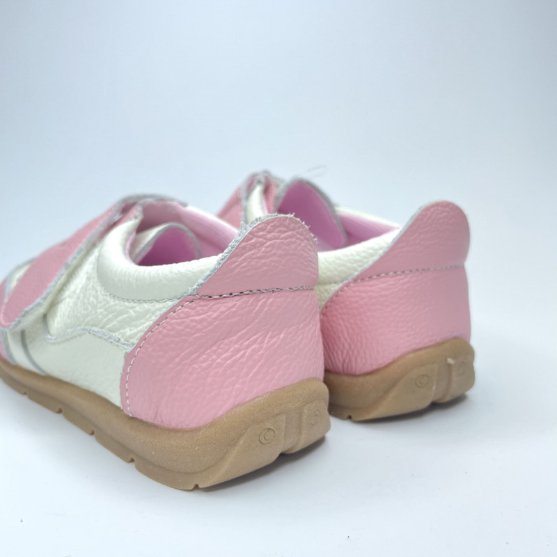 Гибкие кеды из натуральной кожи MEOW KIDS MK-M3 розовые