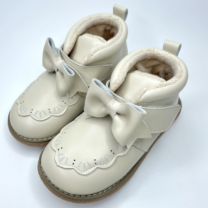Гибкие ботинки из натуральной кожи Mary Pearl