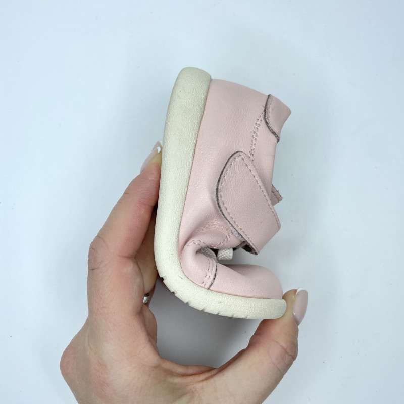 Гибкие туфли из натуральной кожи MEOW KIDS Ball Pink 